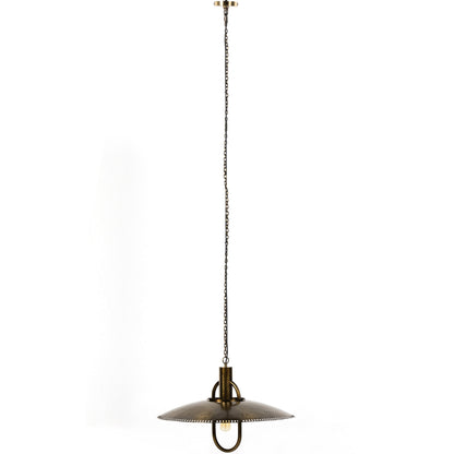Arely Pendant by Four Hands in dark antique brass. Made from iron, thermoplastic, brass in a transitional style.