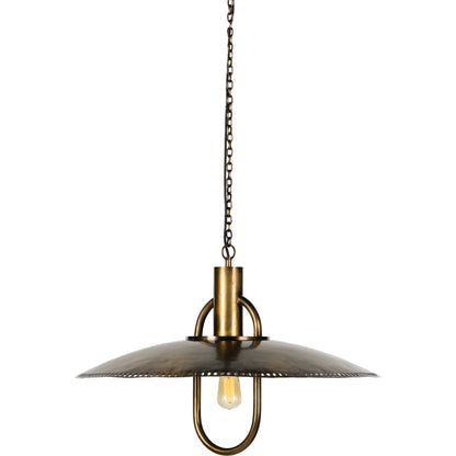 Arely Pendant by Four Hands in dark antique brass. Made from iron, thermoplastic, brass in a transitional style.