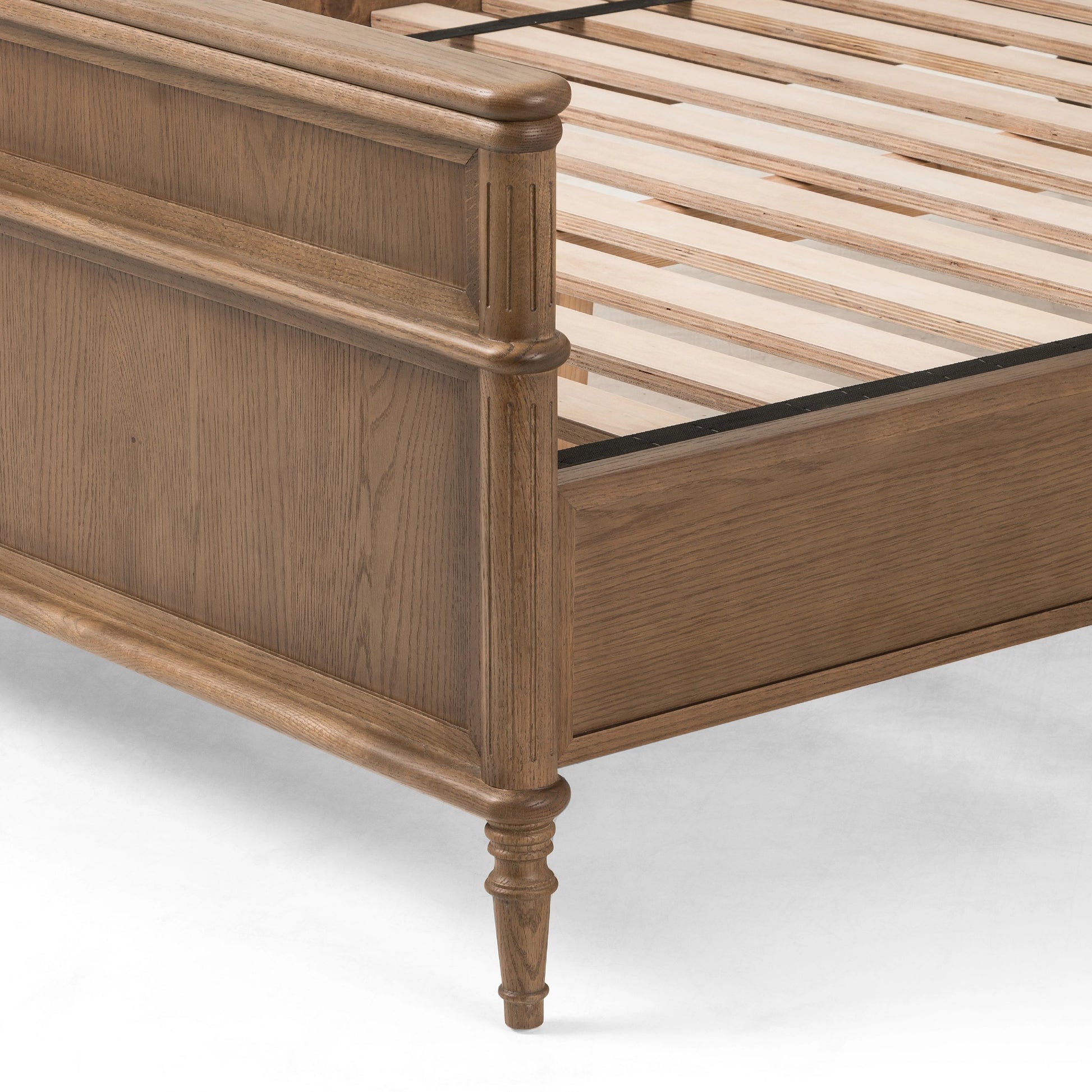 Toulouse Bed by Four Hands. Made from oak veneer, solid oak in a modern style.