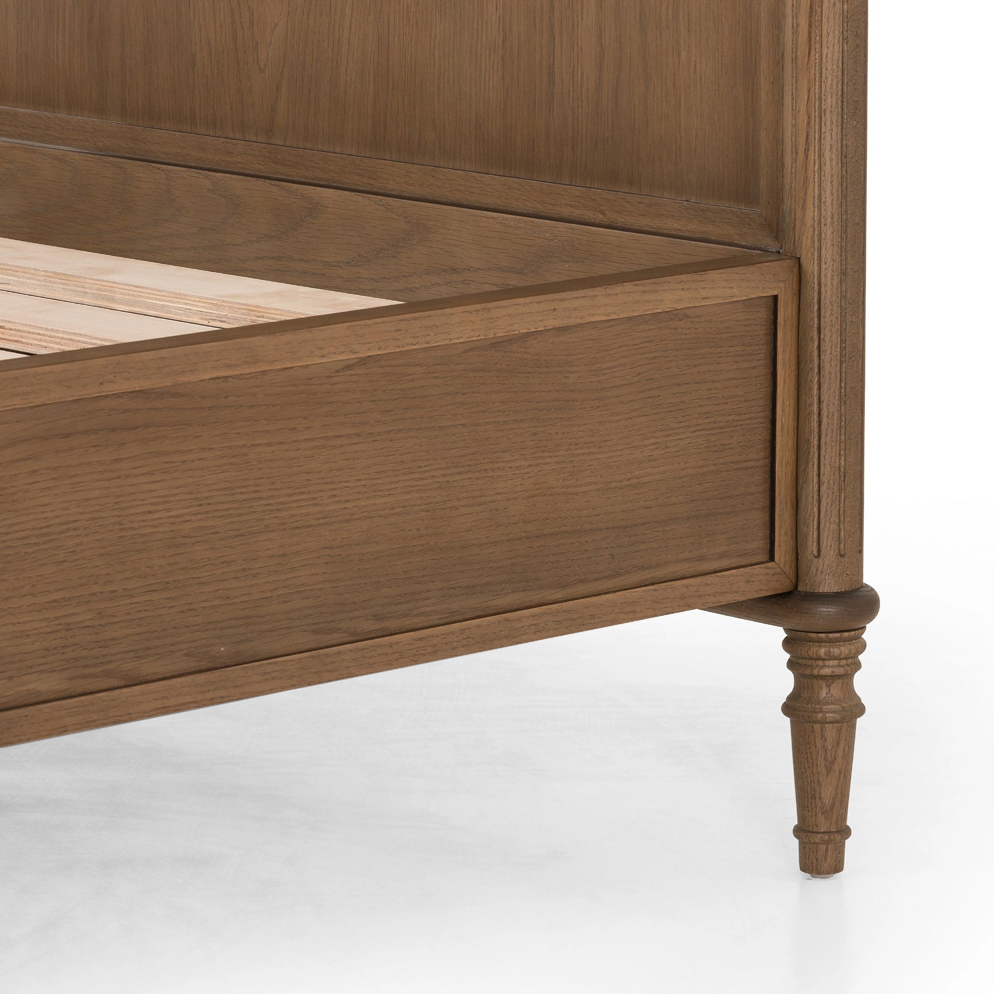 Toulouse Bed by Four Hands. Made from oak veneer, solid oak in a modern style.