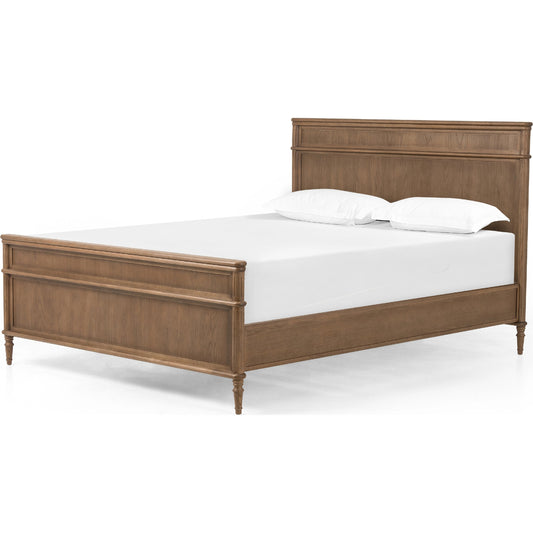Toulouse Bed by Four Hands. Made from oak veneer, solid oak in a modern style.