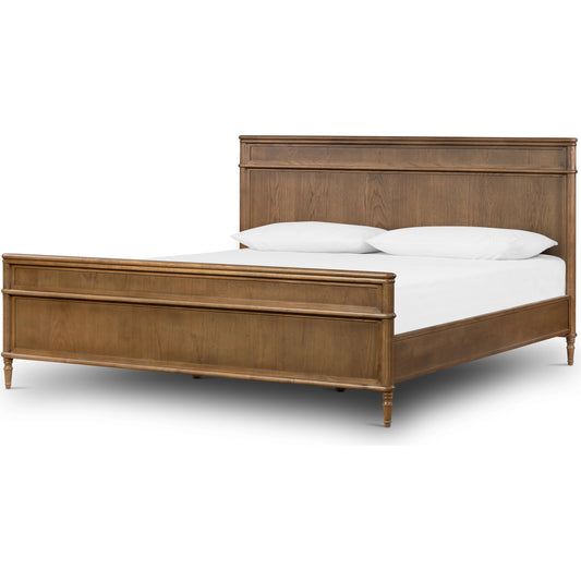Toulouse Bed by Four Hands. Made from oak veneer, solid oak in a modern style.