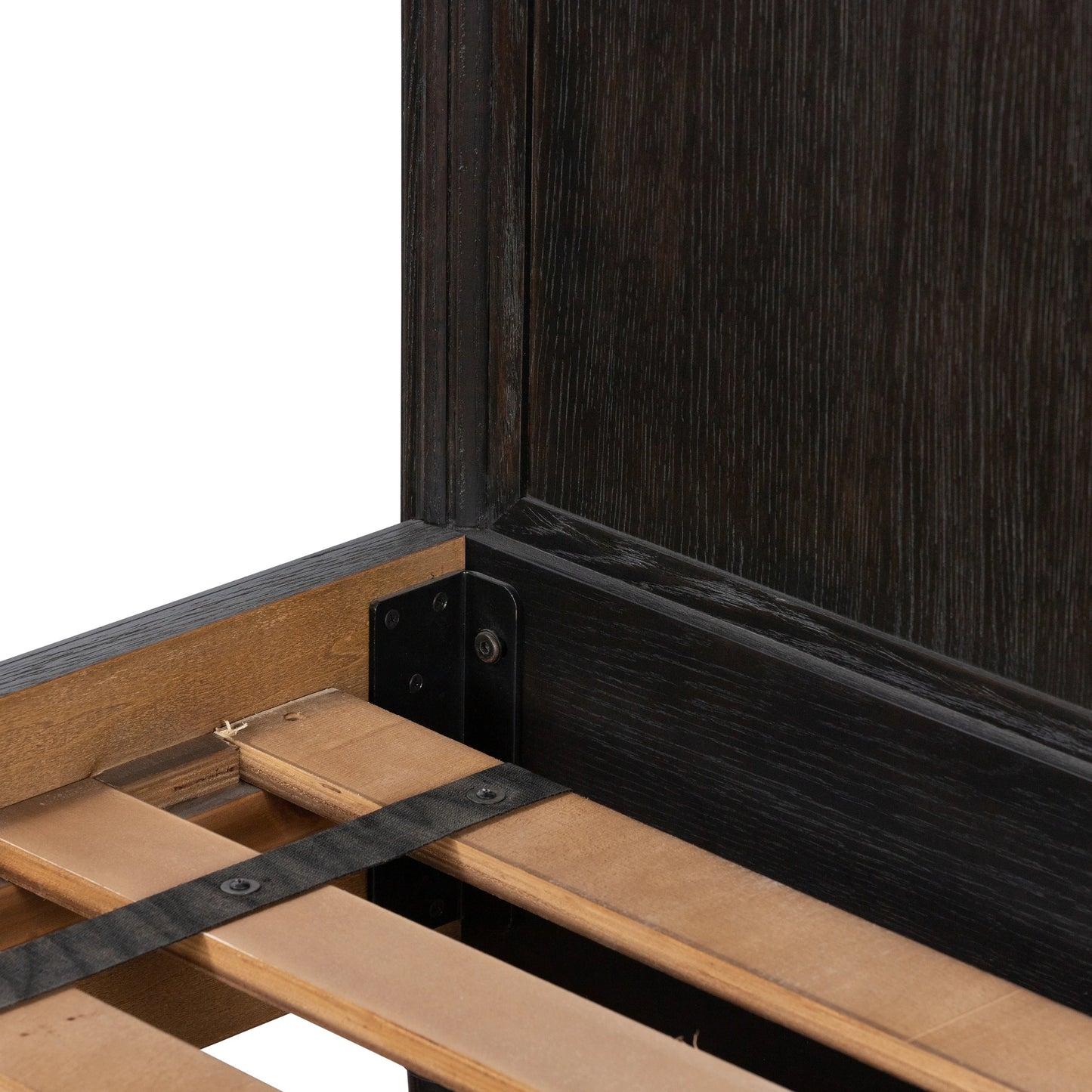 010 SI-1977873 | Closeup | Toulouse Bed by Four Hands. Made from oak veneer, solid oak in a modern style.