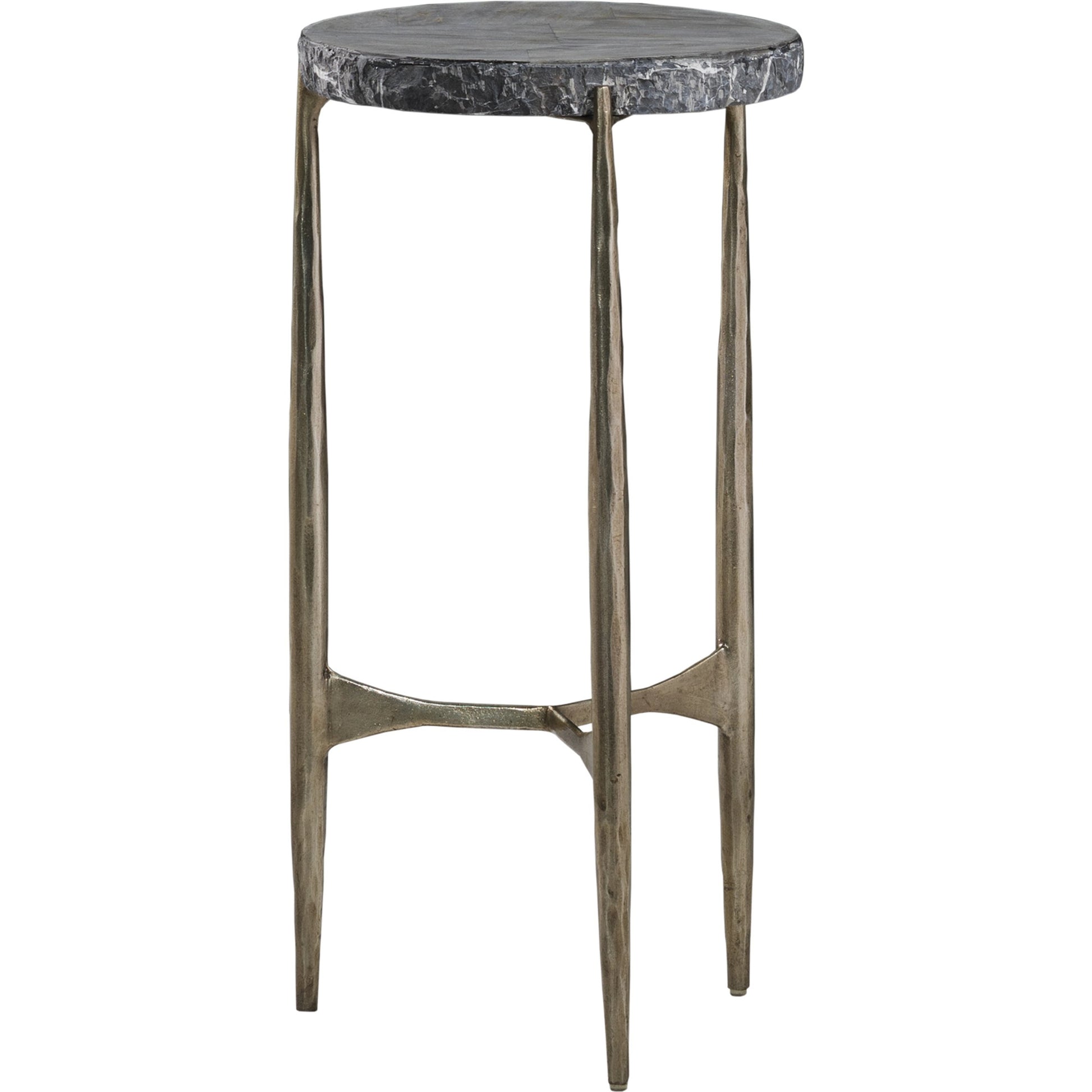 Tybalt Spot Table by Artistica Home in bronze leaf. Made from unique in a modern style.