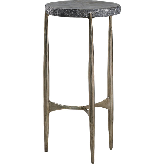 Tybalt Spot Table by Artistica Home in bronze leaf. Made from unique in a modern style.