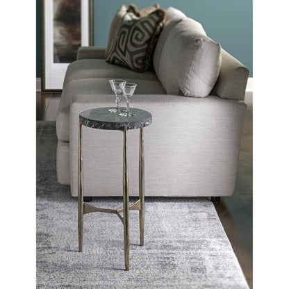 Tybalt Spot Table by Artistica Home in bronze leaf. Made from unique in a modern style.