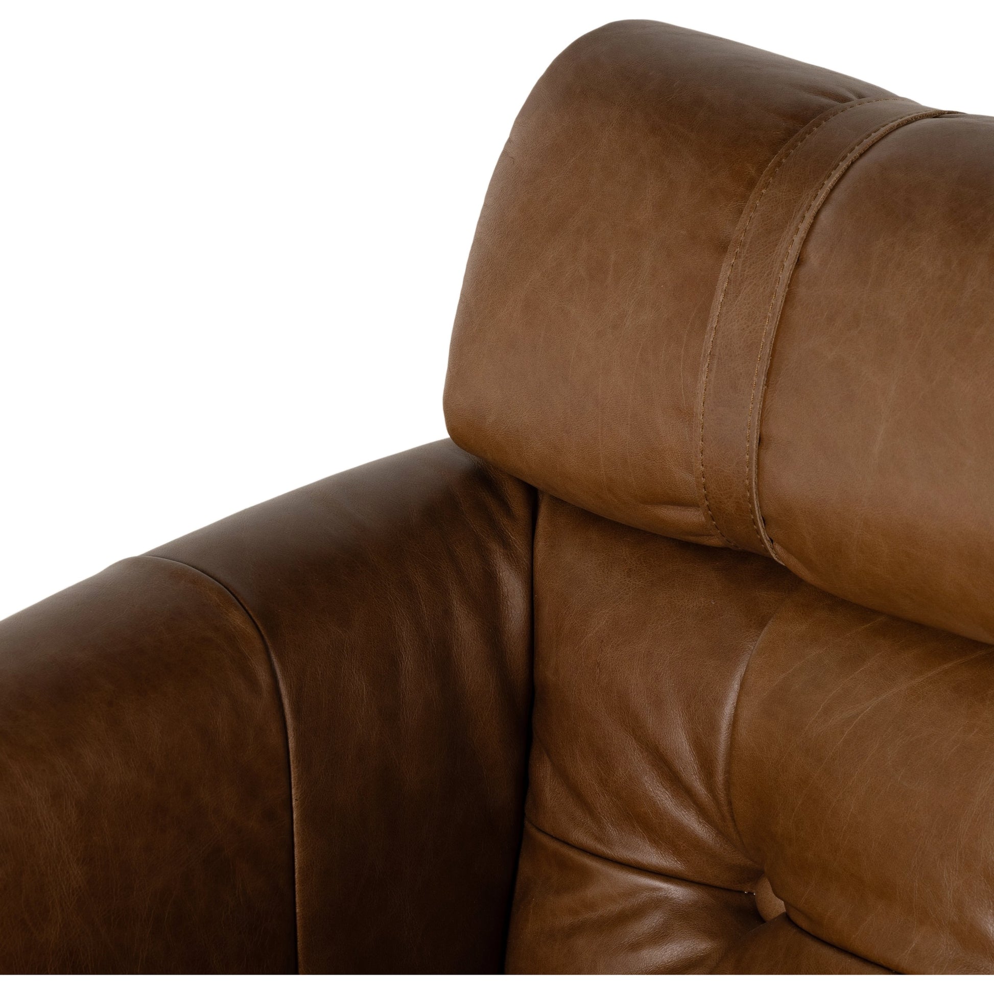 Arnold Desk Chair by Four Hands in polished aluminum, mocha ash, sonoma chestnut and mocha ash, sonoma chestnut. Made from top grain leather, solid ash in a transitional style.