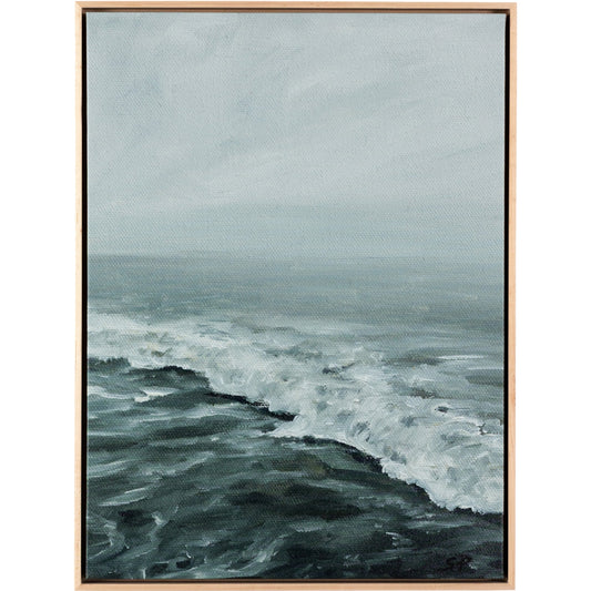 Morning Waves by Shaina Page by Four Hands. Made from matte canvas in a coastal style.