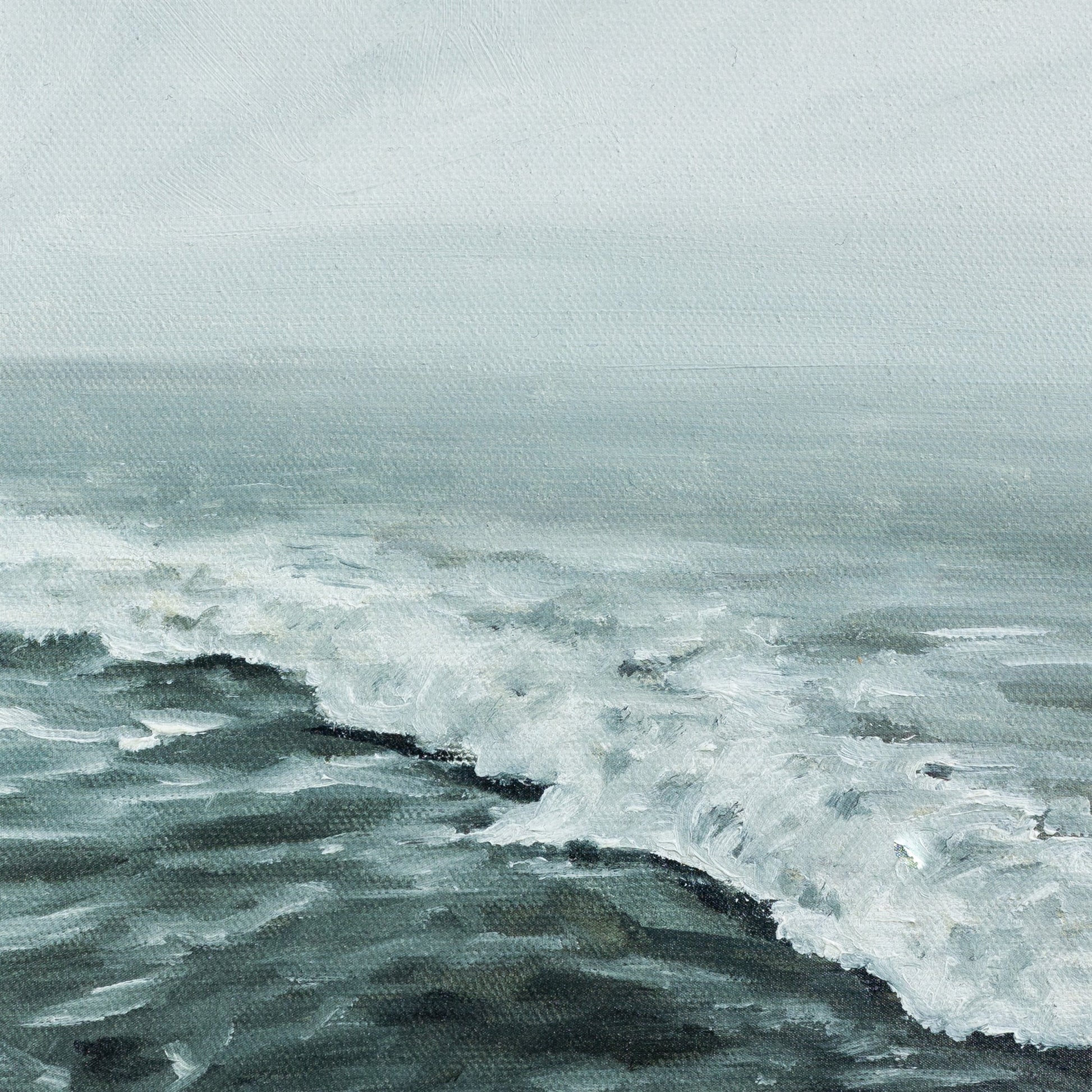 Morning Waves by Shaina Page by Four Hands. Made from matte canvas in a coastal style.