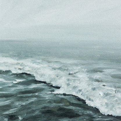 Morning Waves by Shaina Page by Four Hands. Made from matte canvas in a coastal style.