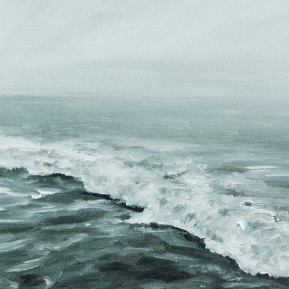Morning Waves by Shaina Page by Four Hands. Made from matte canvas in a coastal style.