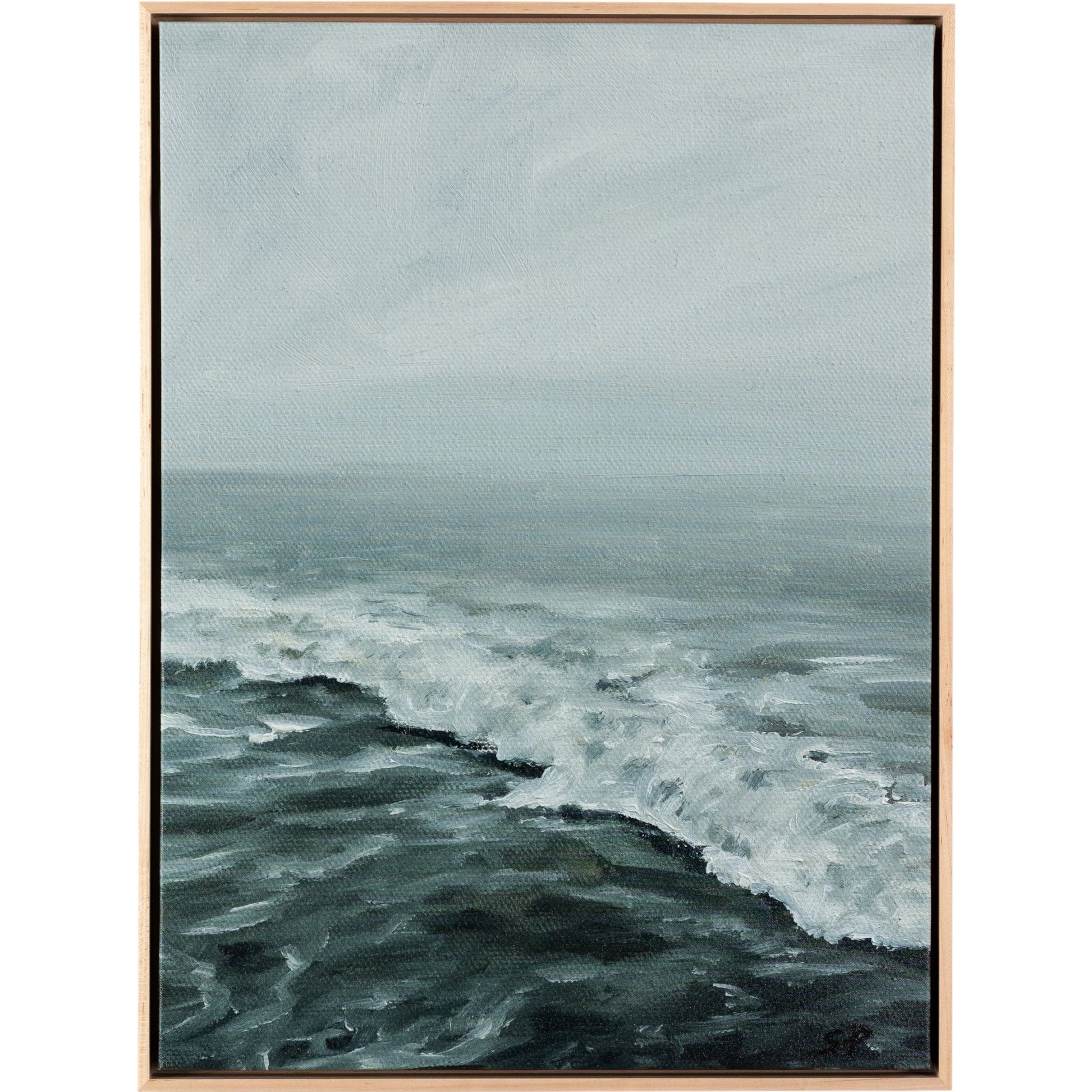 Morning Waves by Shaina Page by Four Hands. Made from matte canvas in a coastal style.
