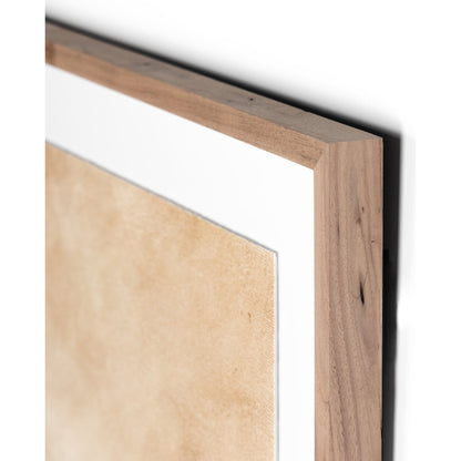 Hillside Haze II by Aileen Fitzgerald by Four Hands in rustic walnut. Made from rustic walnut, acrylic glazing, textured fine art paper in a cottage & farmhouse style.