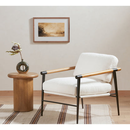 Hillside Haze II by Aileen Fitzgerald by Four Hands in rustic walnut. Made from rustic walnut, acrylic glazing, textured fine art paper in a cottage & farmhouse style.