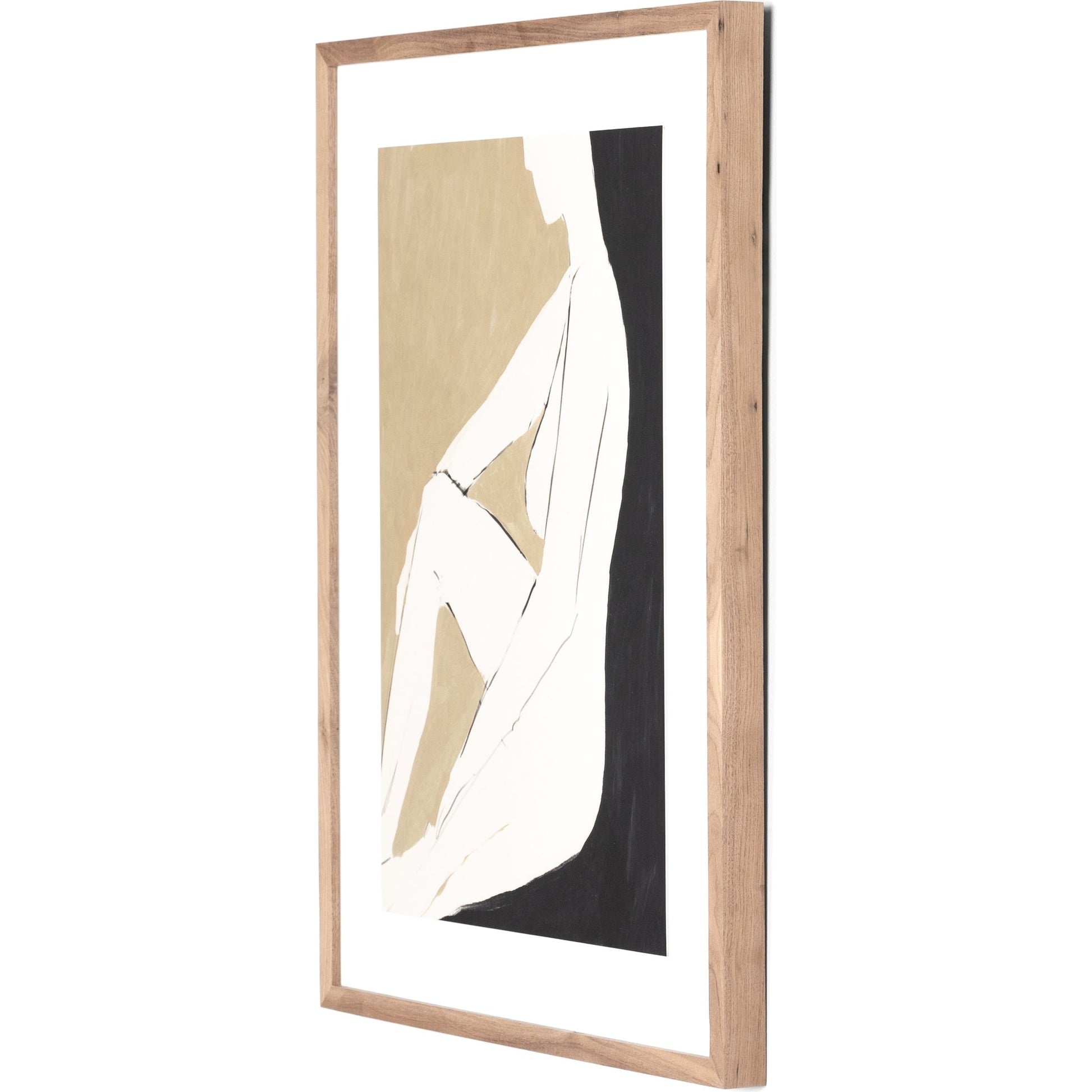 Chill by Dan Hobday by Four Hands. Made from rustic 2.5 walnut, watercolor paper in a eclectic & global style.