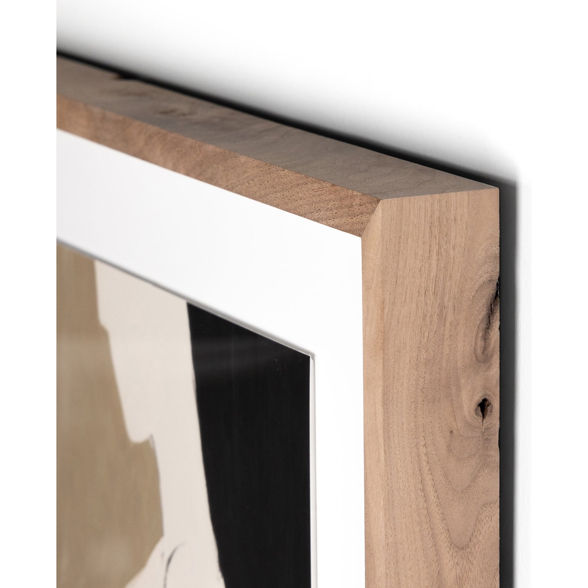 Chill by Dan Hobday by Four Hands. Made from rustic 2.5 walnut, watercolor paper in a eclectic & global style.