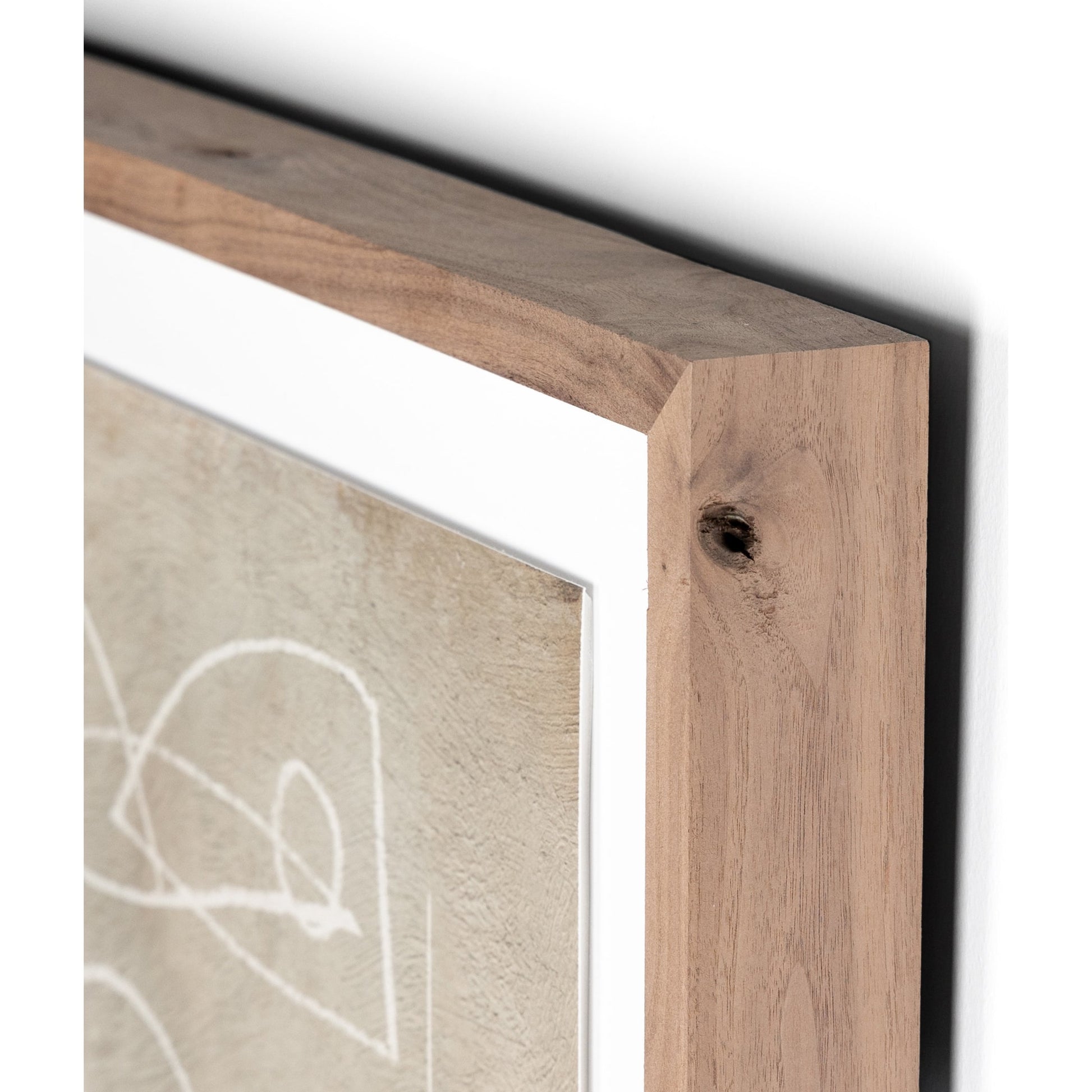 Change by Dan Hobday by Four Hands. Made from rustic 2.5 walnut, textured fine art paper in a eclectic & global style.
