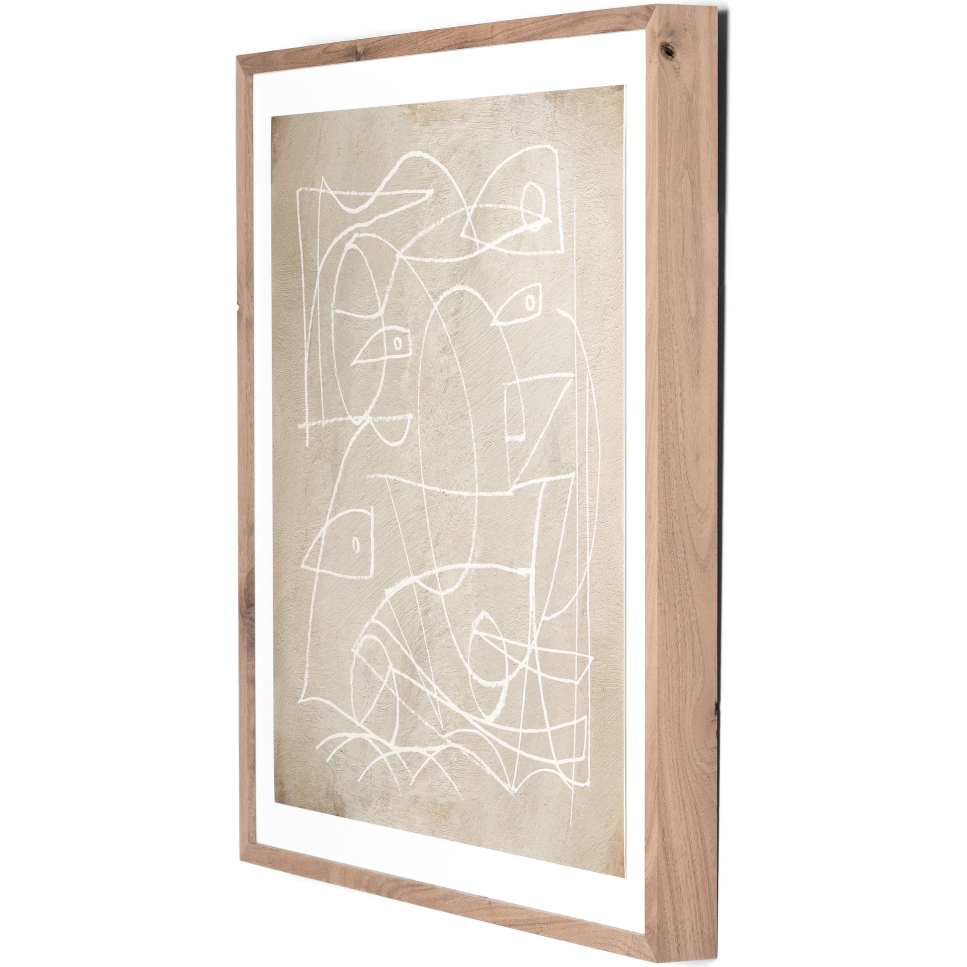 Change by Dan Hobday by Four Hands. Made from rustic 2.5 walnut, textured fine art paper in a eclectic & global style.
