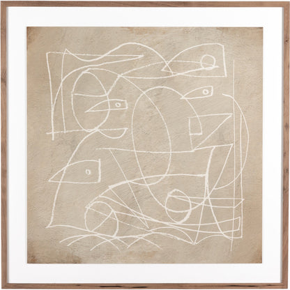 Change by Dan Hobday by Four Hands. Made from rustic 2.5 walnut, textured fine art paper in a eclectic & global style.