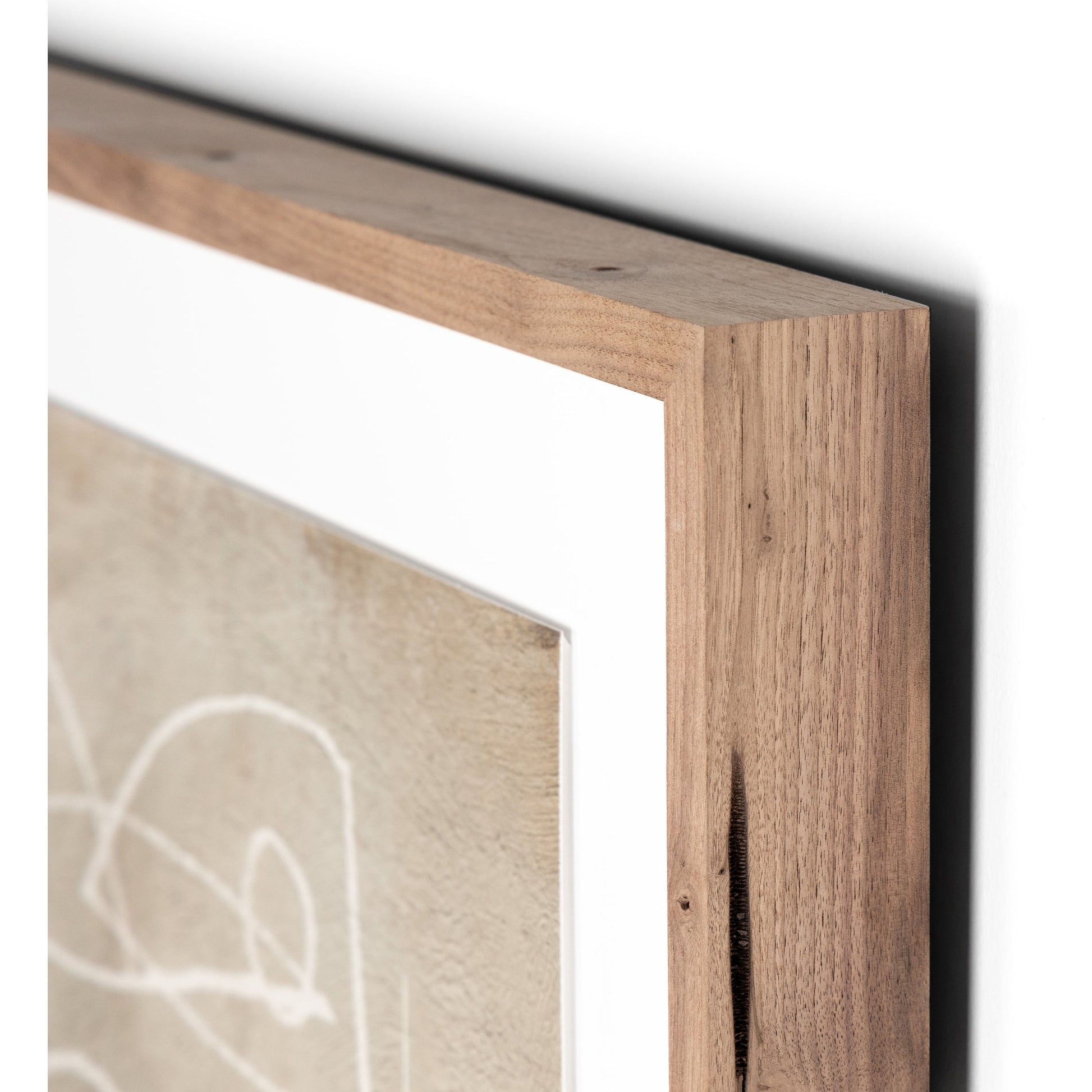 Change by Dan Hobday by Four Hands. Made from rustic 2.5 walnut, textured fine art paper in a eclectic & global style.