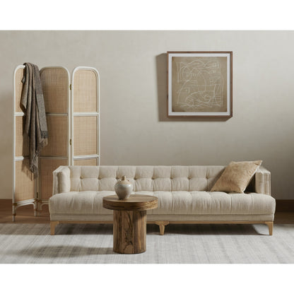 Change by Dan Hobday by Four Hands. Made from rustic 2.5 walnut, textured fine art paper in a eclectic & global style.