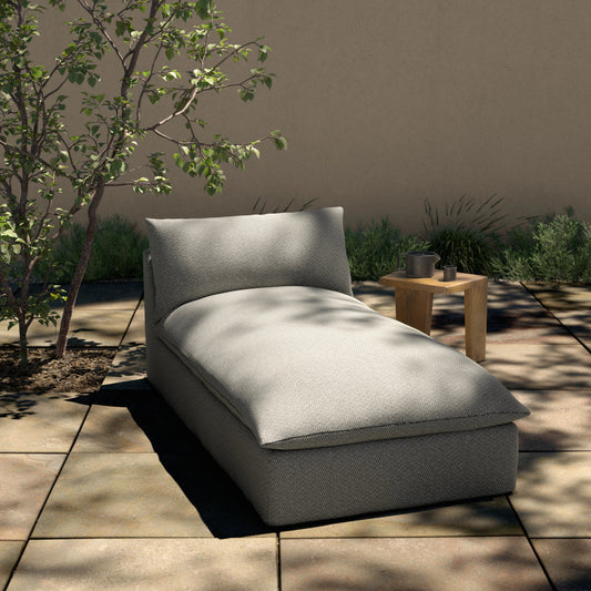 Build Your Own: Grant Outdoor Sectional by Four Hands. Made from 100% olefin, 91% polyurethane foam pad, 9% polyester fiber batting in a transitional style.