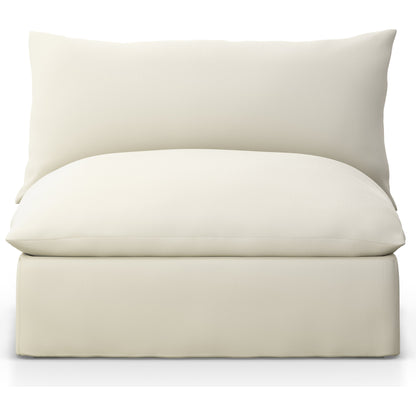 Grant Outdoor Swivel Chair by Four Hands. Made from 100% olefin, 91% polyurethane foam pad, 9% polyester fiber batting in a transitional style.