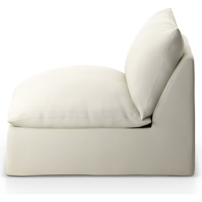 Grant Outdoor Swivel Chair by Four Hands. Made from 100% olefin, 91% polyurethane foam pad, 9% polyester fiber batting in a transitional style.