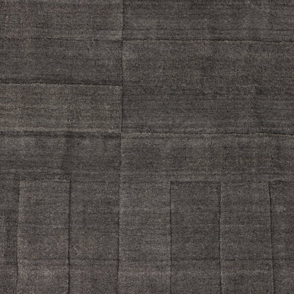 Ario Outdoor Rug by Four Hands in shadowed stripe. Made from 100% polyethylene terephthalate (pet) in a modern style.
