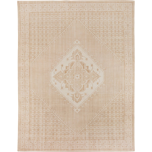 Deluca Rug by Four Hands in banded cream. Made from 100% polyethylene terephthalate (pet) in a unique style.