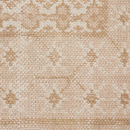 Deluca Rug by Four Hands in banded cream. Made from 100% polyethylene terephthalate (pet) in a unique style.