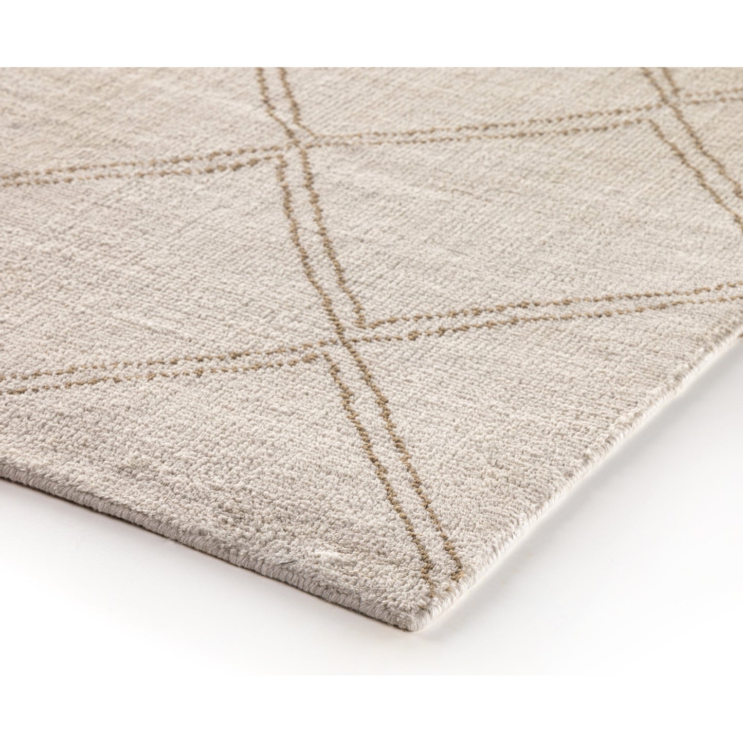 005 SI-1902504 | Closeup | Palmeri Outdoor Rug by Four Hands in natural. Made from 100% polyethylene terephthalate (pet) in a transitional style.