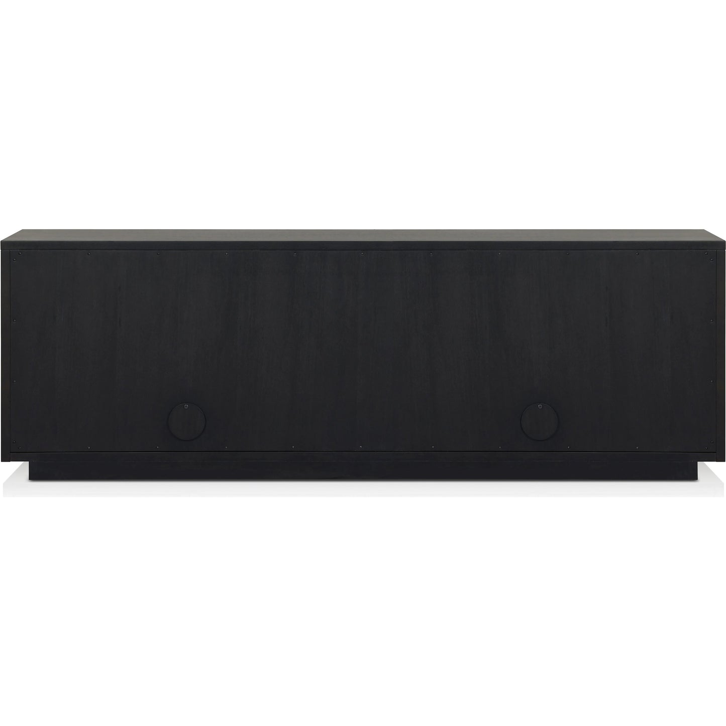 005 SI-2001742 | Additional Silo | Nyland Media Console by Four Hands in black mahogany. Made from mahogany veneer, solid mahogany, sugar palm in a modern style.