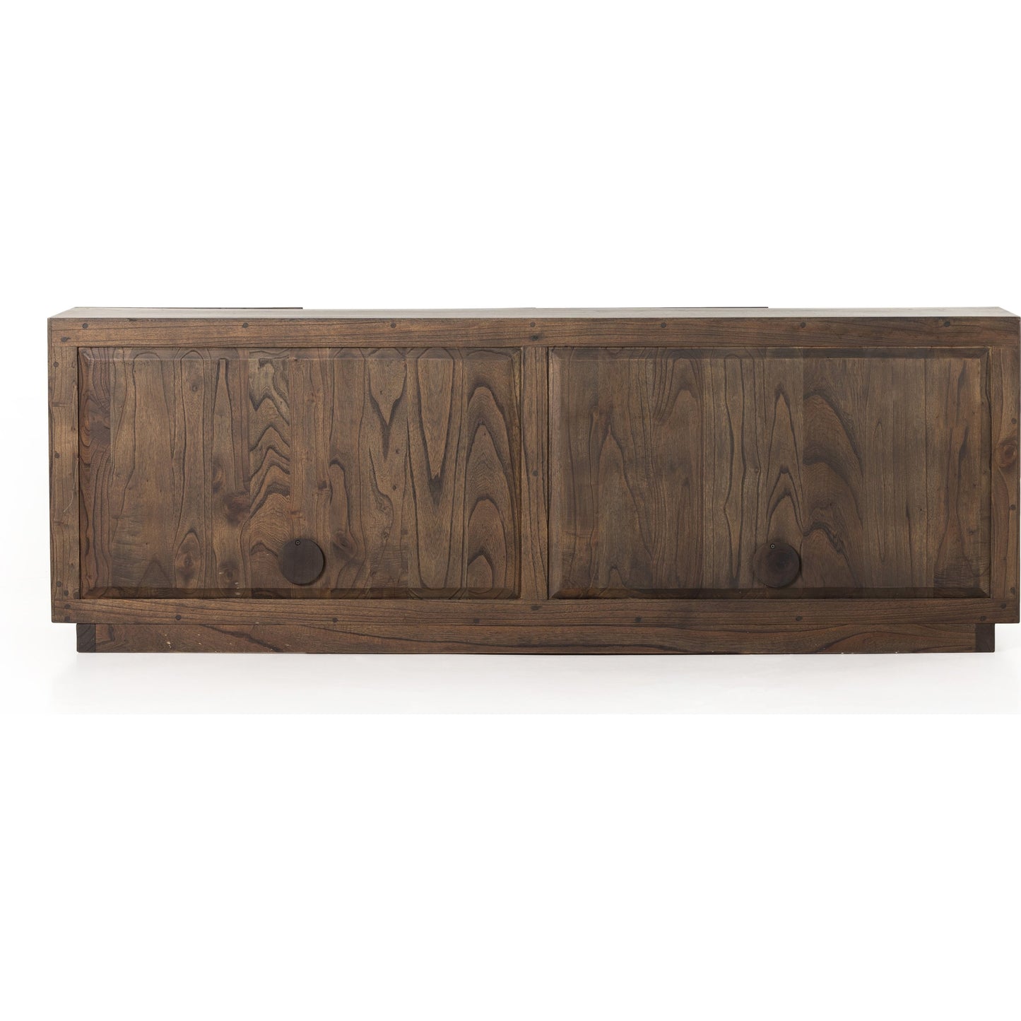 007 SI-1901741 | Additional Silo | Tussac Media Console by Four Hands in matte brown neem. Made from solid neem wood in a transitional style.