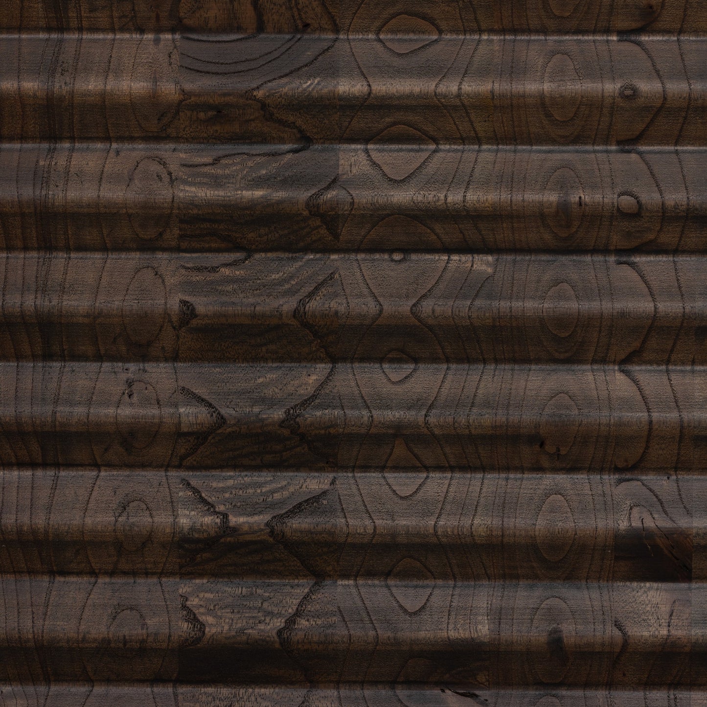 013 SI-1901741 | Closeup | Tussac Media Console by Four Hands in matte brown neem. Made from solid neem wood in a transitional style.