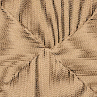 Glenmore Woven Dining Chair by Four Hands. Made from solid oak, rush in a modern style.