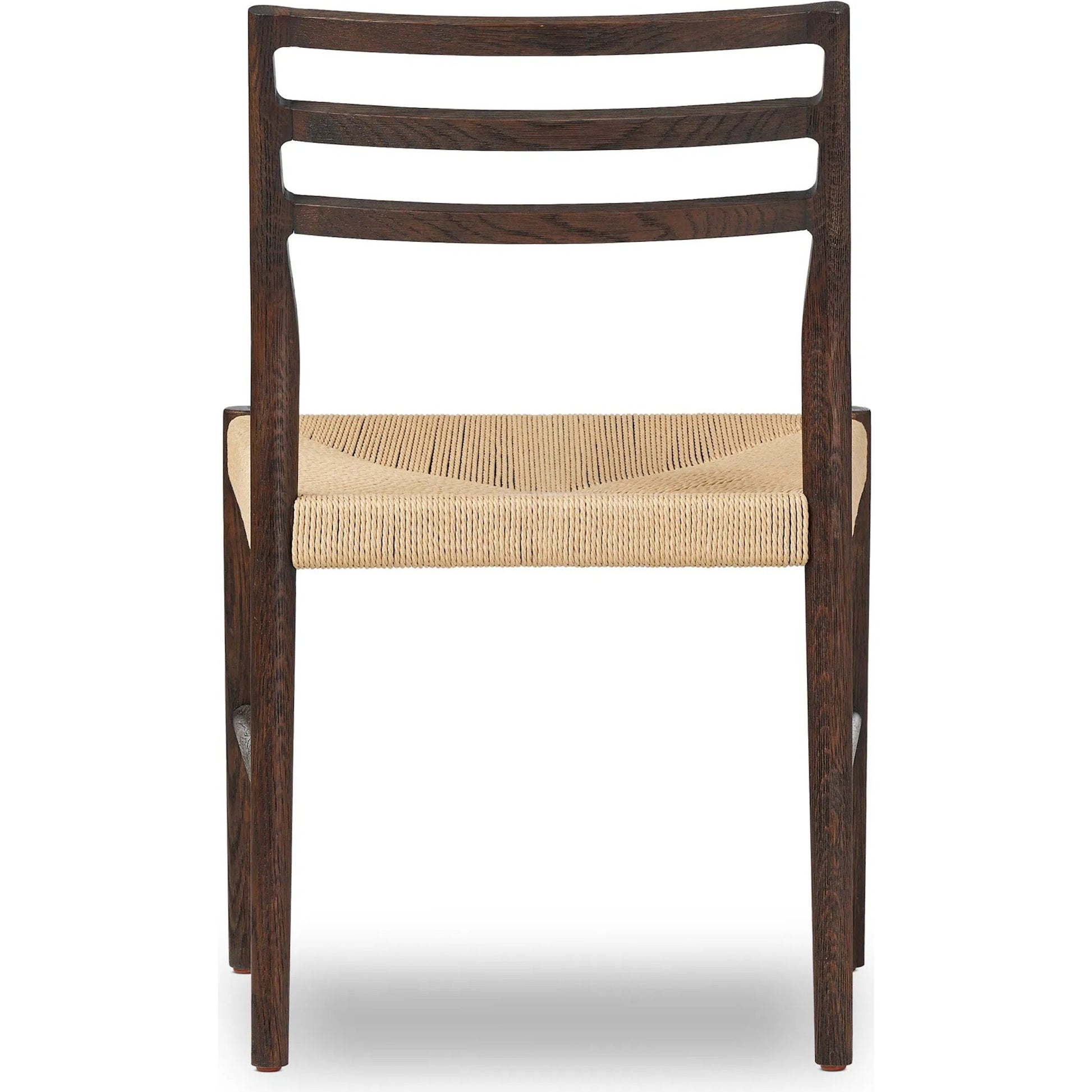 Glenmore Woven Dining Chair by Four Hands. Made from solid oak, rush in a modern style.
