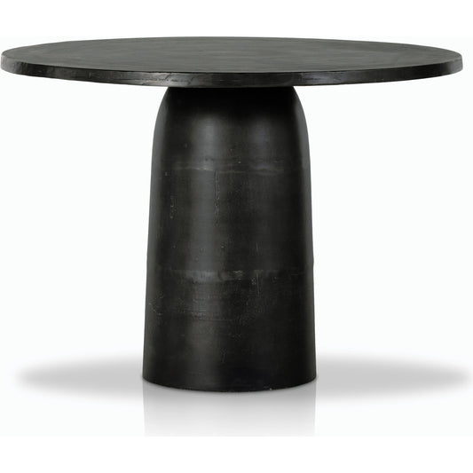 Basil Outdoor Dining Table by Four Hands. Made from aluminum in a modern style.