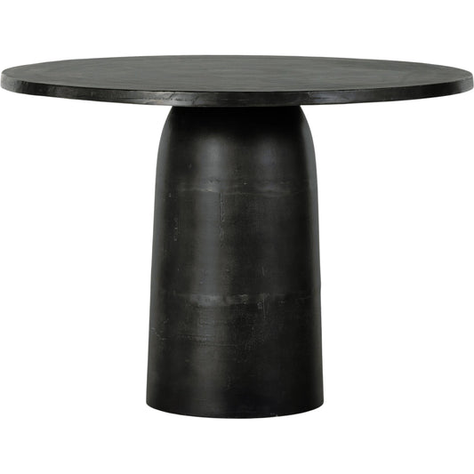 Basil Outdoor Dining Table by Four Hands. Made from aluminum in a modern style.