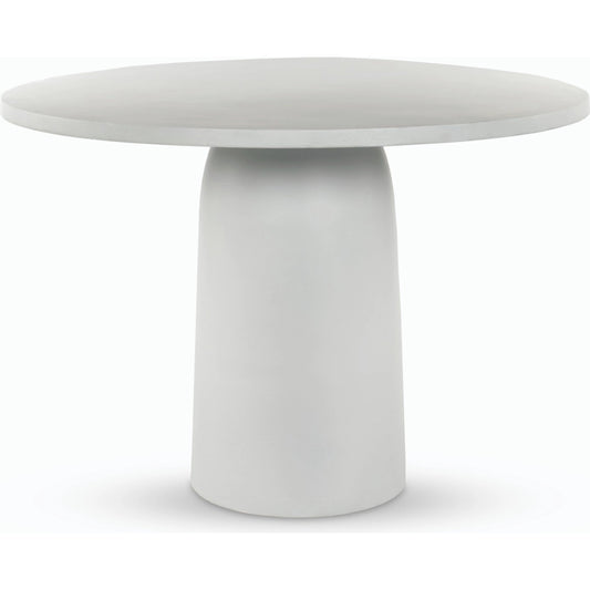 Basil Outdoor Dining Table by Four Hands. Made from aluminum in a modern style.
