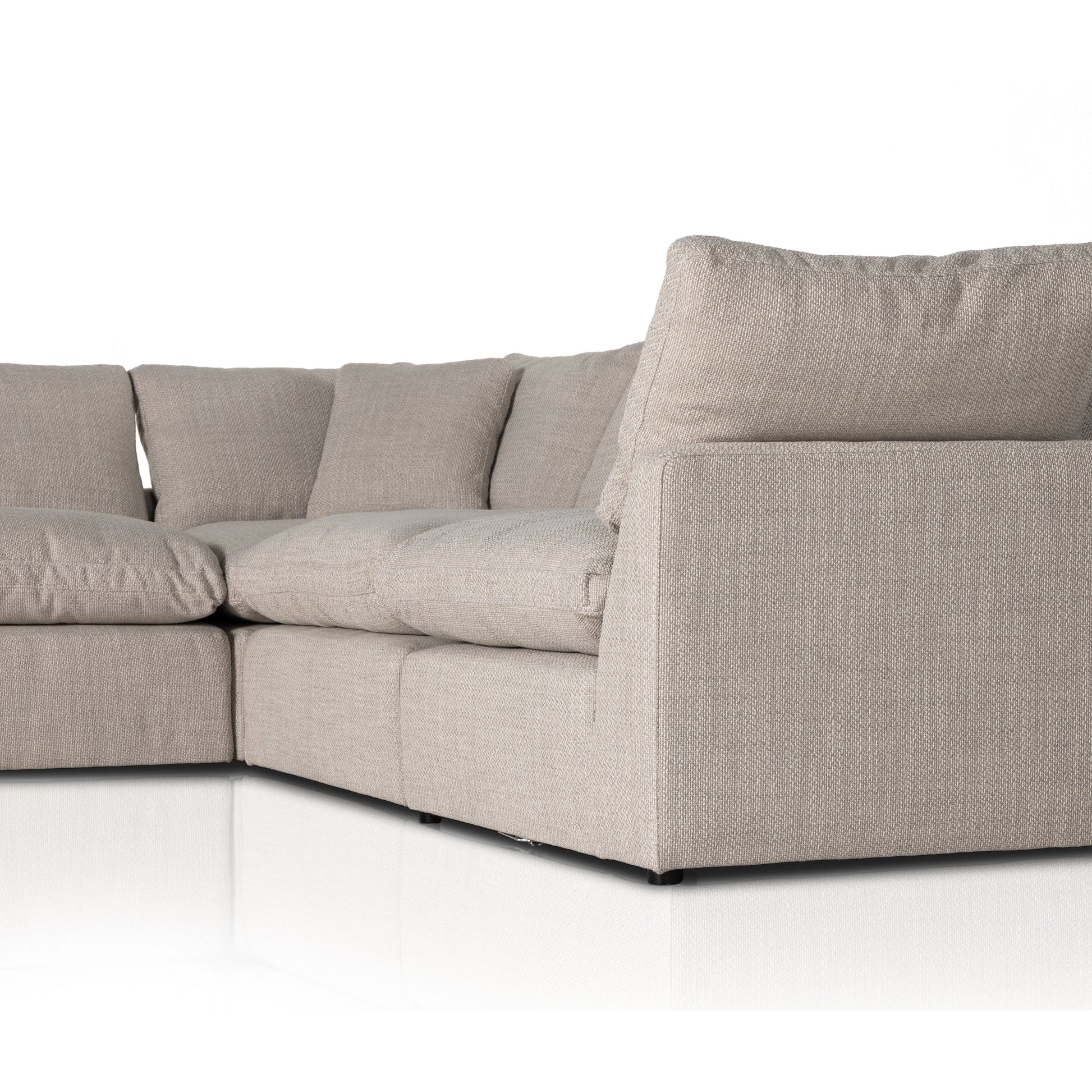Stevie 4-Piece Sectional by Four Hands. Made from unique in a modern style.