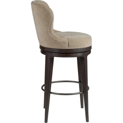Willa Swivel Barstool by Artistica Home in mocha. Made from unique in a modern style.