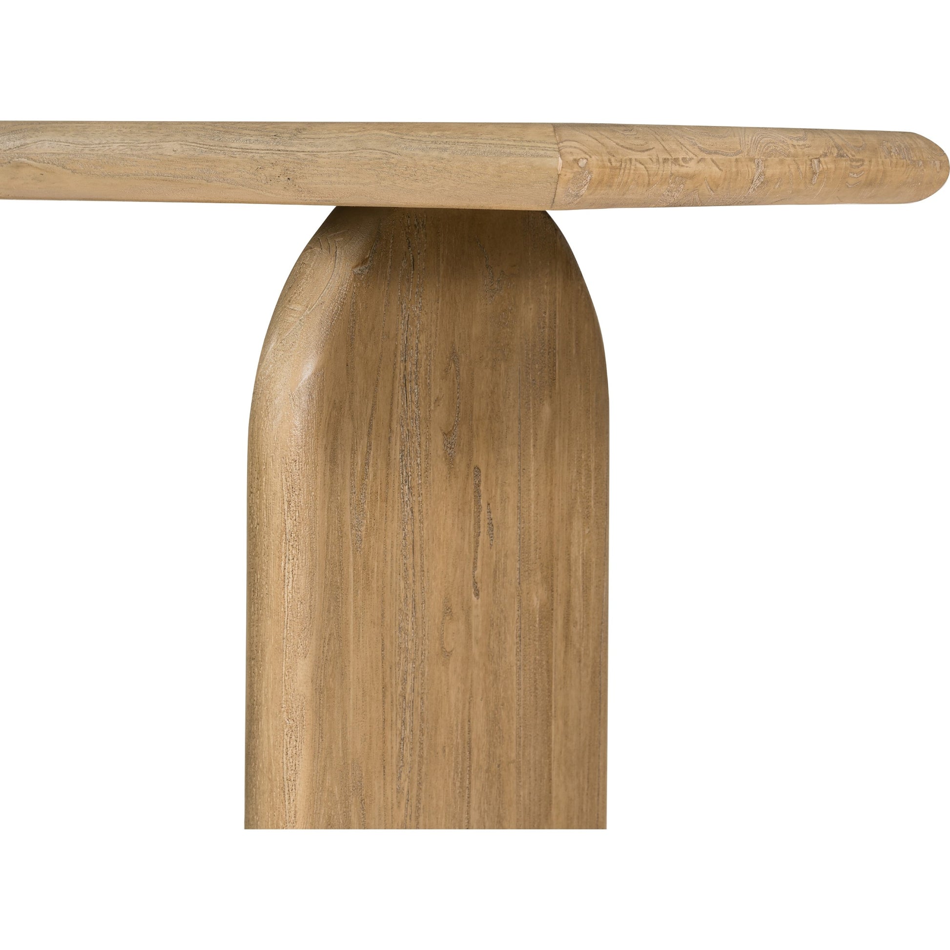 Sorrento Console Table by Four Hands in aged drift mindi. Made from mindi solid in a modern style.