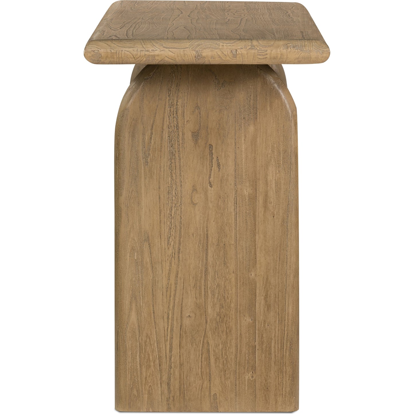 003 SI-1901774 | Additional Silo | Sorrento Console Table by Four Hands in aged drift mindi. Made from mindi solid in a modern style.