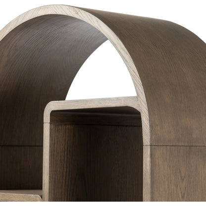 Risa Bookcase by Four Hands in lamont natural. Made from unique in a modern style.