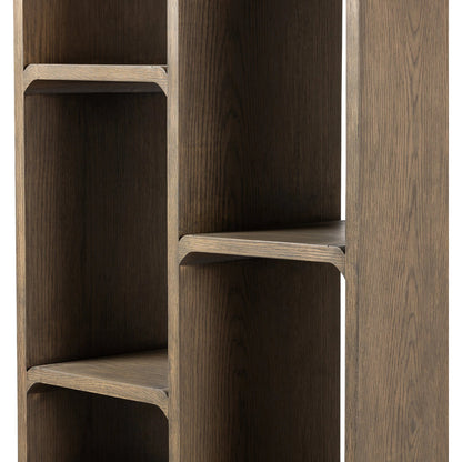 Risa Bookcase by Four Hands in lamont natural. Made from unique in a modern style.