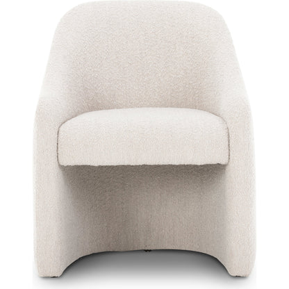 Levi Dining Chair by Four Hands. Made from 95% polyester, 5% acrylic, 98% polyurethane foam, 2% fiber in a modern style.