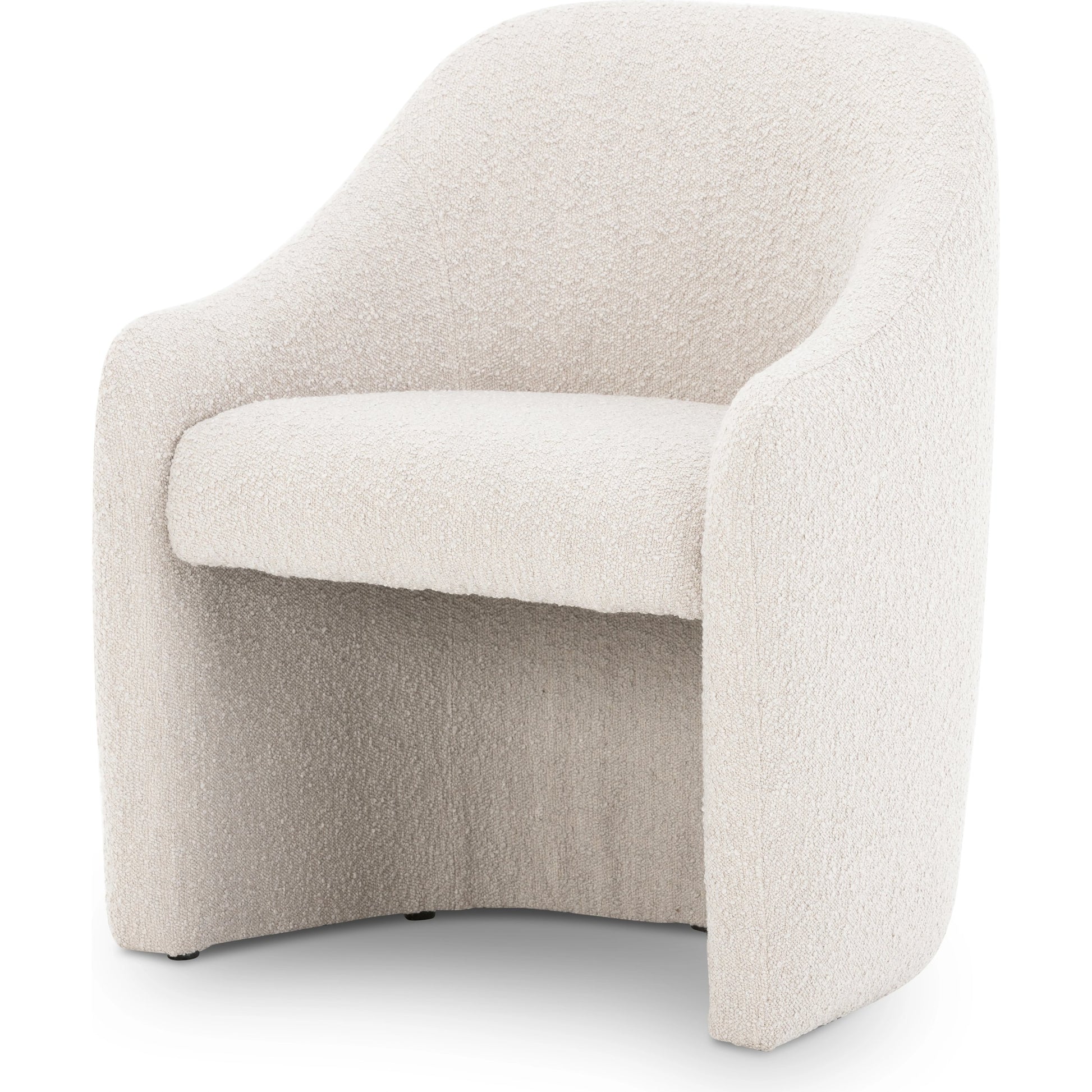 Levi Dining Chair by Four Hands. Made from 95% polyester, 5% acrylic, 98% polyurethane foam, 2% fiber in a modern style.