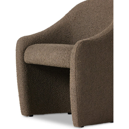 Levi Dining Chair by Four Hands. Made from 95% polyester, 5% acrylic, 98% polyurethane foam, 2% fiber in a modern style.