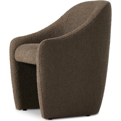 Levi Dining Chair by Four Hands. Made from 95% polyester, 5% acrylic, 98% polyurethane foam, 2% fiber in a modern style.
